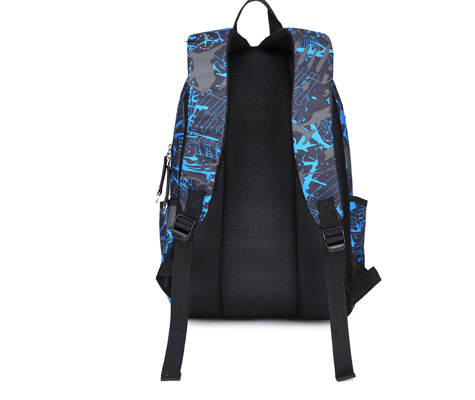 Blue and Black gym backpack