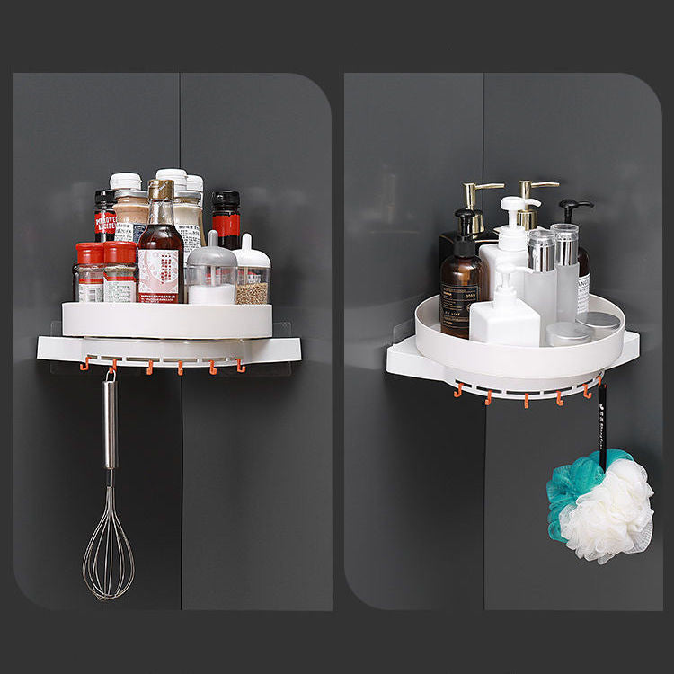 No Hole Rotary Toilet Rack Bathroom Triangle Rack