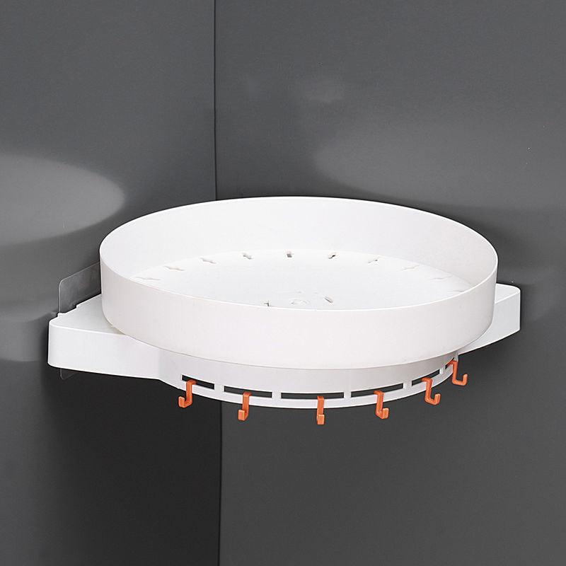 No Hole Rotary Toilet Rack Bathroom Triangle Rack