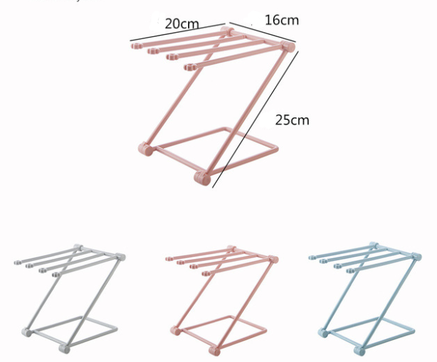 Foldable Dishcloth Shelf Kitchen Accessories Organizer