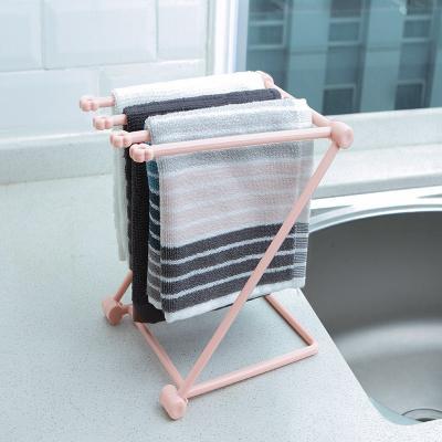 Foldable Dishcloth Shelf Kitchen Accessories Organizer