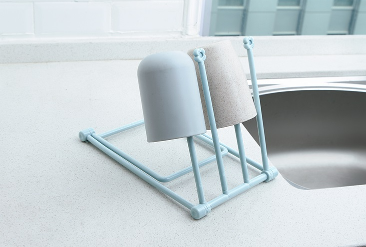 Foldable Dishcloth Shelf Kitchen Accessories Organizer