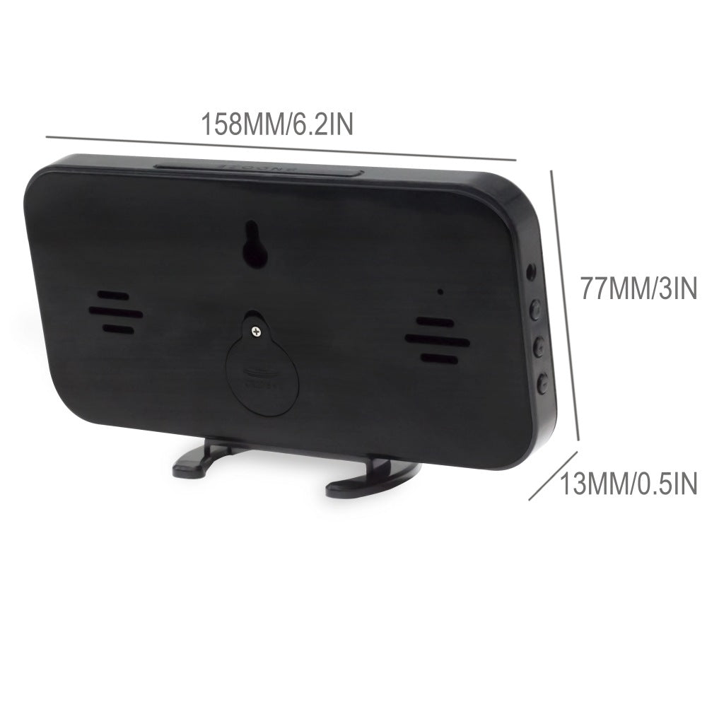 Induction dimming electronic clock
