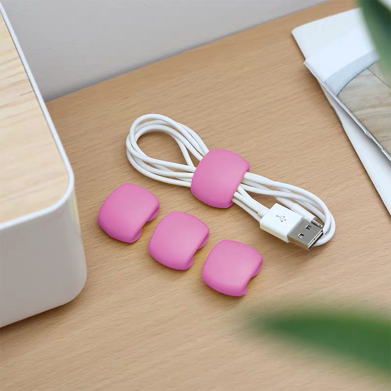 Travel Data Cable Simple Multi-functional Organize Storage Buckle