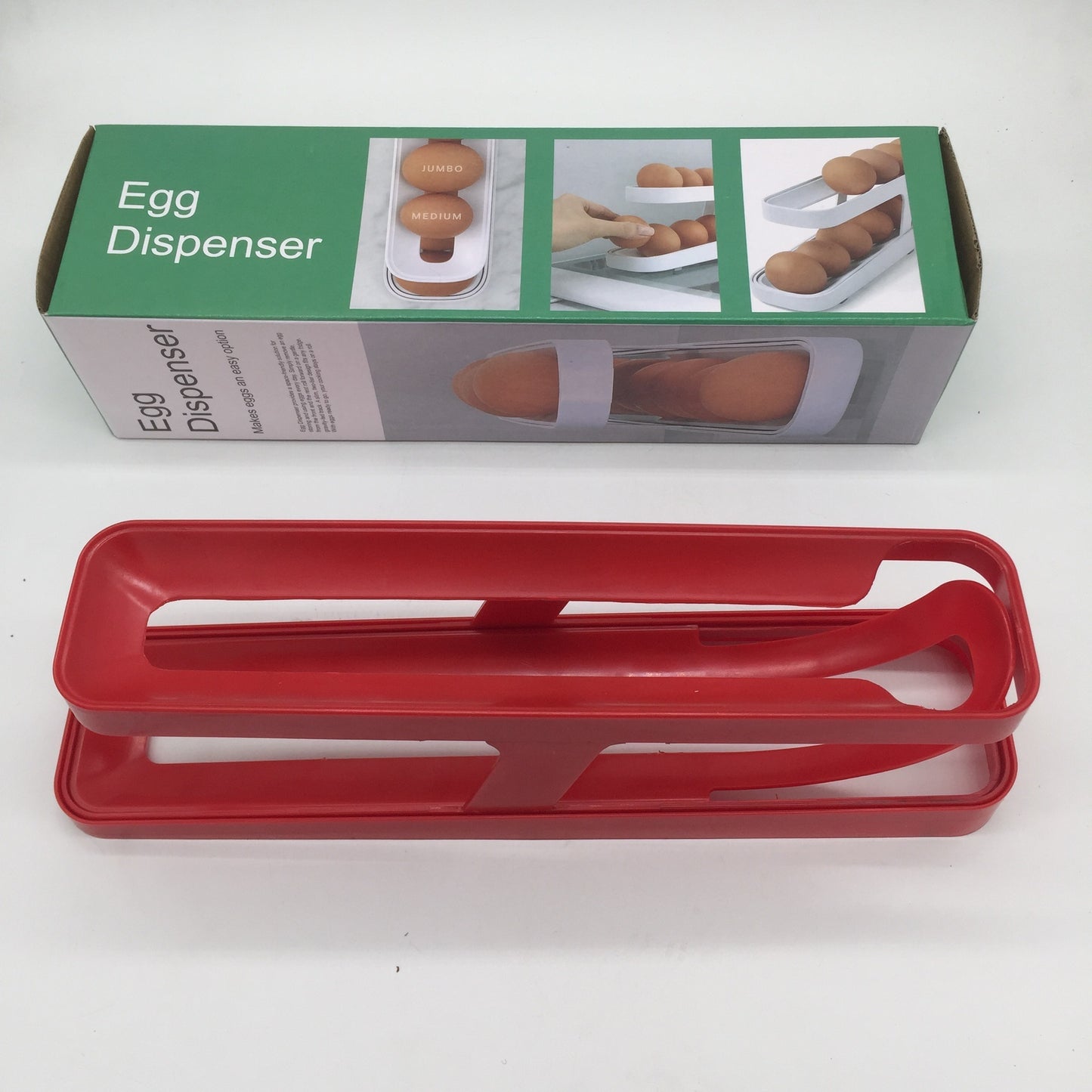 Automatic Scrolling Egg Rack Holder Storage Box Egg Basket Container Organizer Egg Dispenser For Kitchen Gadgets