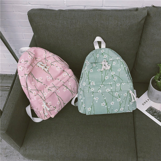 flower Printed backpack