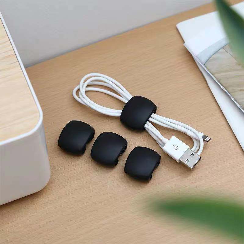 Travel Data Cable Simple Multi-functional Organize Storage Buckle