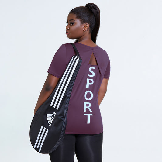 Size Gym Back Workout Tops Women Quick Dry Fitness