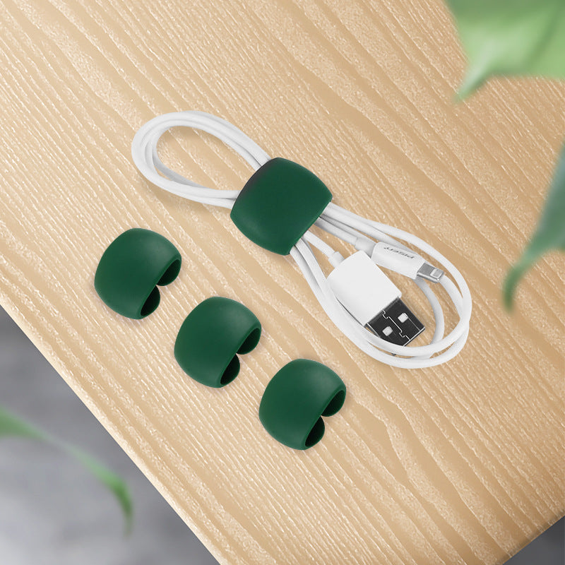 Travel Data Cable Simple Multi-functional Organize Storage Buckle