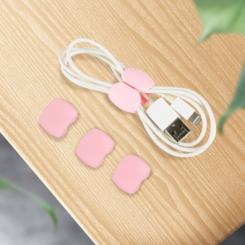 Travel Data Cable Simple Multi-functional Organize Storage Buckle