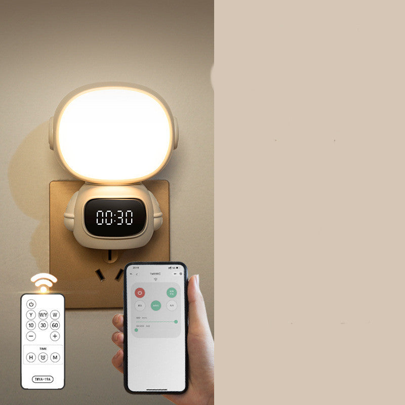 Astronaut Clock Night Light At Regular Time