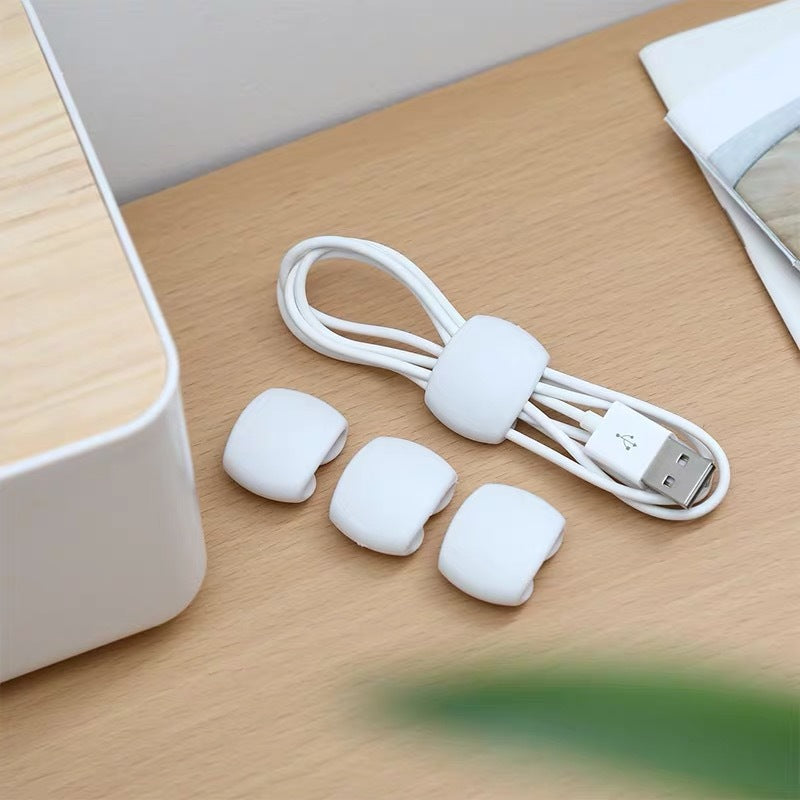 Travel Data Cable Simple Multi-functional Organize Storage Buckle