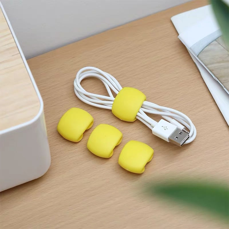Travel Data Cable Simple Multi-functional Organize Storage Buckle
